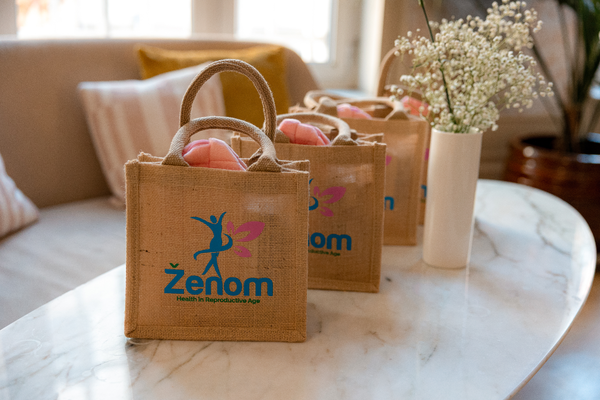 Branded event materials and welcome gifts